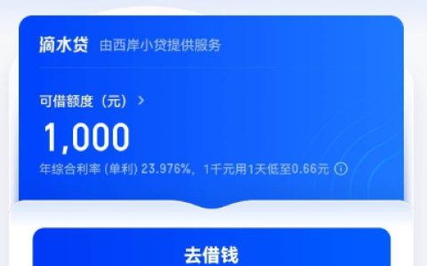 滴滴金融的滴水贷对资质要求高吗？出额度一定能下款吗？