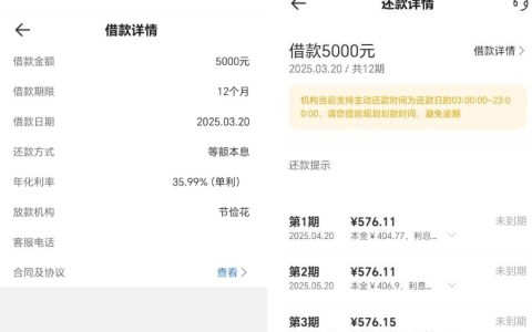 钱小乐匹配节俭花，成功下款5000元