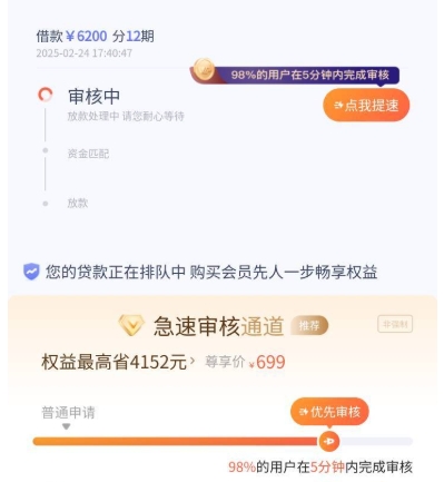 鹿优选“备用金”申请的时候会查征信上征信吗？匹配放款中多久到账？