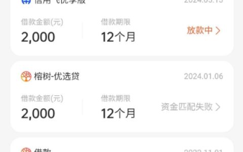 榕树贷款黑户可以申请借款吗？放款中是不是代表稳定到账吗？