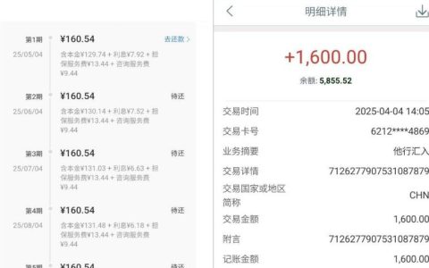 58好借成功下款1600元，偶尔试试也可以下款