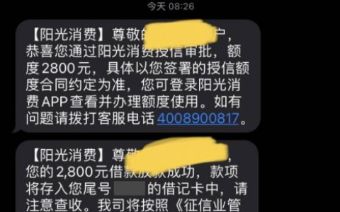 阳光消费 - 欢喜贷借款指南：征信花能过吗？放款要多久？