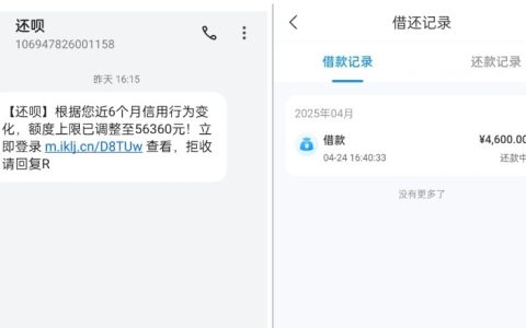 还呗借款：多次申请失败后，四千六额度惊喜到账