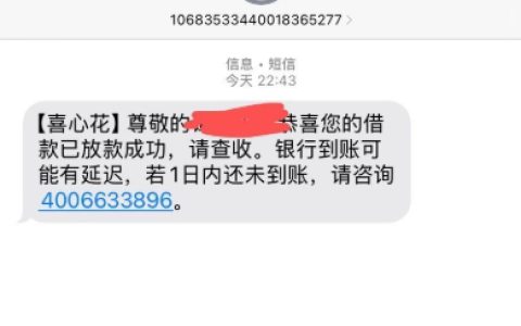 ​​宜享花匹配喜心花下款9000元，之前一直都是假额度。