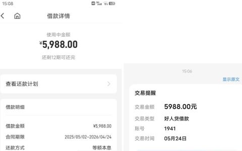 新网银行好人贷，我终于申请下款了！