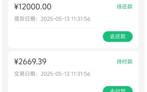金瀛借款（金瀛花）下款 12000，有一笔待付款可以取消吗？