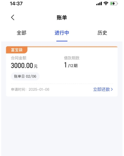 富宝贷征信花可以申请吗？放款中多久到账？