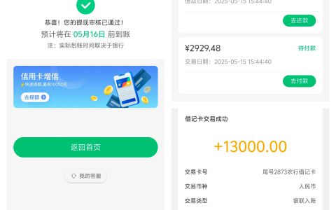 金瀛花借款下款经历：资质大花竟成功下款13000元