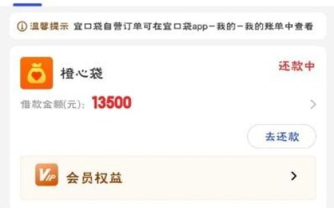 橙心袋申请出额度显示订单排队中，要开通会员吗？