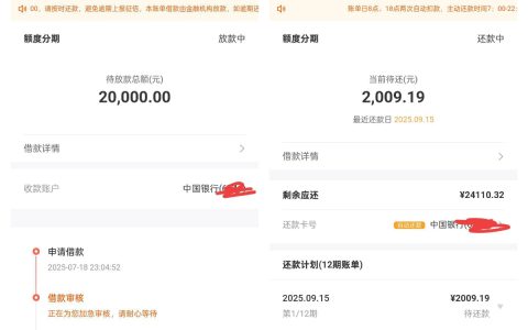 玖富万卡真能下款？申请一个月后到账 2 万，利息让人头大！