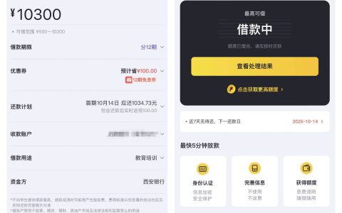 洋钱罐出黑屋就申请总秒拒？这次缓了阵匹配西安银行，居然下了 10300！