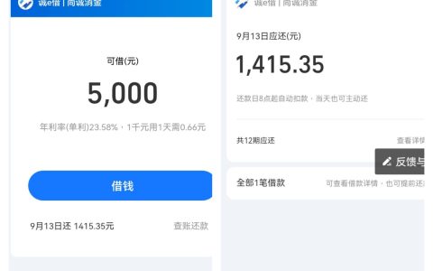 征信花、负债高还能借到钱？我在支付宝优选诚e借尙诚消金拿到 2 万额度，1.5 万秒到账！