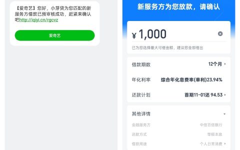 爱奇艺小芽贷匹配新资方后稳吗？有在还借款也能下款吗？