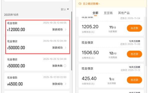 豆豆钱成功下款 6 万 2：无逾期白户但负债高，常用且按时还款成审批关键