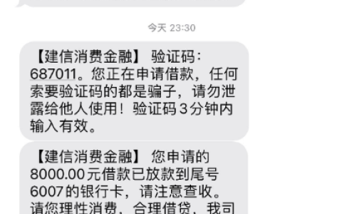 建信借款昨天接电审拒 8000 元，今天随手一点秒下！急还白条救急，这些情况能试试