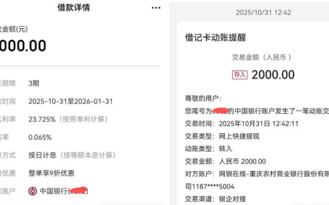 看到老哥分享京东金条提额 2000 后借款秒到账，还聊了利息和优惠细节