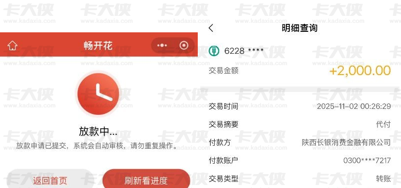 长银畅开花顺利下款 2000！征信无逾期可试，到账超稳