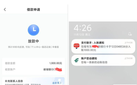 抖音放心借大号无申请入口？注册新小号意外获批 1000 元额度，凌晨快速到账，补充联系人提示要留意