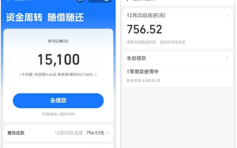 十几家平台全部逾期申请秒拒？支付宝经营贷无营业执照也能下，8000 元秒到账实测
