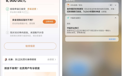京东金条连续拒贷后意外秒下 8500 元！有待还仍解锁额度，美团同步解锁 90 天福利实测