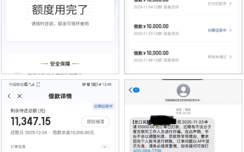 宜口袋（原小粟 / 谷谷钱包）第 5 次下款 10000 元！2 万额度多次 7 天自动拒后凌晨到账，12 期还款明细及使用指南