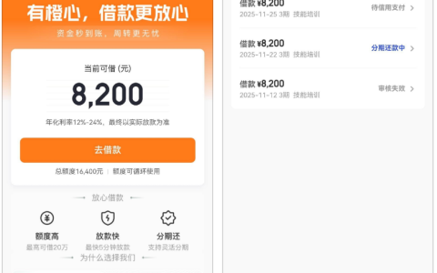 逾期多笔贷款也能成功下款？橙心袋实测体验，认证三天出额度二推即到账