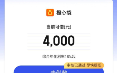 宜口袋逾期半年 橙心贷 4000 专项额度可借吗 换卡设置限额是否可行