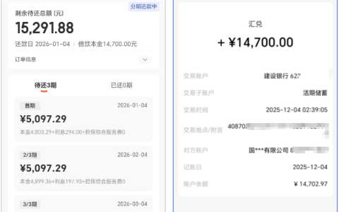 橙心袋下款 14700 元实测，建行卡历时 2 个月多次申请后成功到账