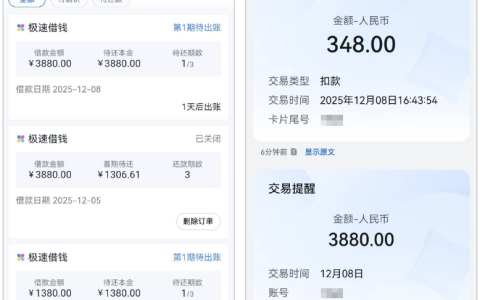 分期乐借款买保险能退吗？1380/3880 额度借款体验，附加消费坑要注意