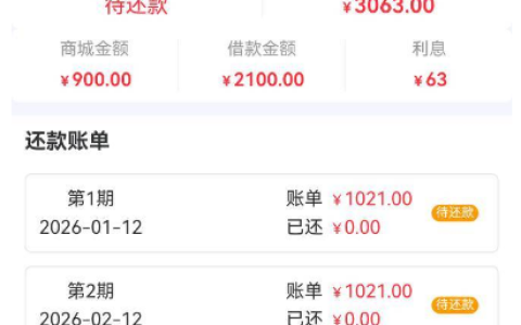 微美优品秒过下款实测！实际到账 2100 元 + 900 商城额度，三个月还款详情及使用体验