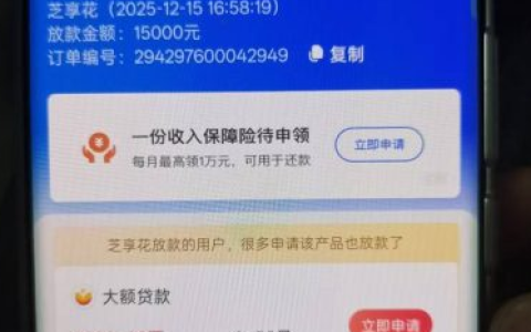 芝享花负债高查询 30 + 能下款吗？实测成功借 15000 元应急，融 360 官方申请避坑要点