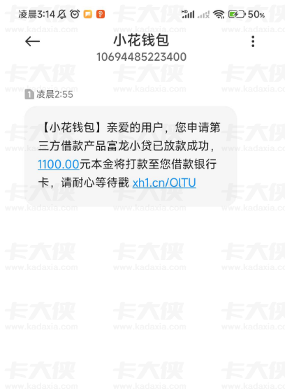 小花钱包匹配富龙小贷能下款吗？实测 1100 元应急秒到，无复杂流程避坑指南