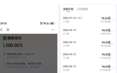 京东金条时隔五六年再申请出 1000 额度 几分钟快速到账真实分享