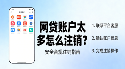 网贷账户太多影响房贷？2026 最新注销方法，两种路径彻底清退