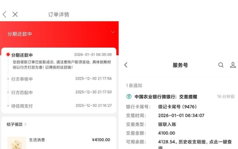 桔多多 2026 年第一天下款实测：4100 元额度顺利到账，申请流程及到账时间全解析
