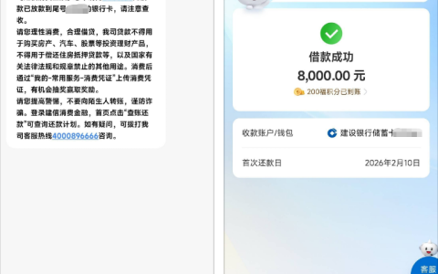 建信消费金融 8000 元成功下款 7-8 次回访被拒后 改 6 个月期限早上操作即通过