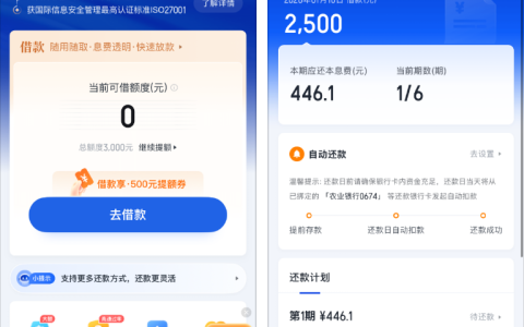 你我贷征信花无逾期下款 2500 元 总额度 3000 元 200 元卡助力秒下 分 6 期还款压力适中