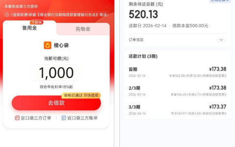 黑征信用户买会员秒下 500 元：逾期 4 年 + 仍获批，橙心袋额度与会员购买引热议