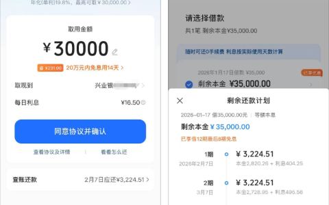 放心借 3.5 万元秒到账还享 8 期利息优惠，国补权益及额度使用攻略
