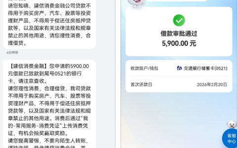 建信消费金融 5900 元快速下款：有当前逾期也获批，申请时效及用户反馈分享