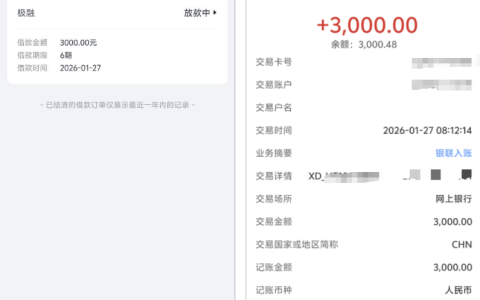 极融借款下款实测：3000 元 6 期到账体验 不同资方申请情况及用户疑问解答