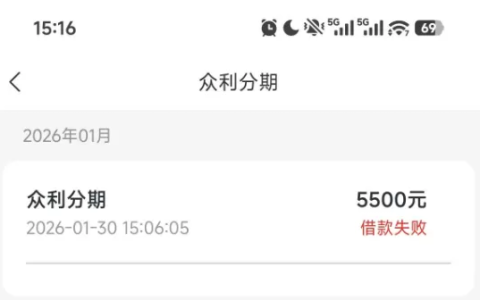 众利分期有 5500 额度却借款失败？近期下款难，原因分析及应对办法来了！