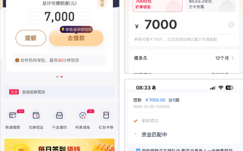 万卡好享钱包怎么样？7000 元备用金可借 6 期，会员费近 2000 元值得选吗？