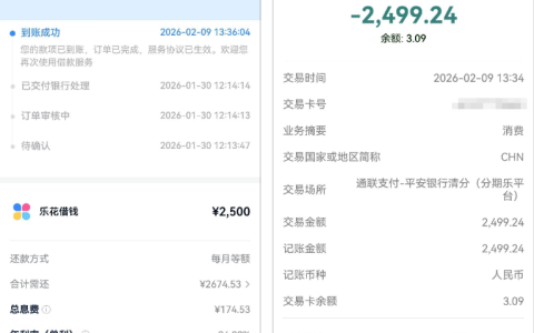 分期乐专项额度实测：2500 元到账即秒扣，申请条件与还款明细全解析