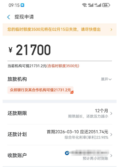 哈啰臻有钱近期能下款吗?众邦银行资方好放款吗? 哈啰臻有钱近期能下款吗?众邦银行资方好放款吗?