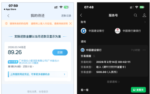 拍拍贷小额 500 元成功下款，信也小贷出资分 6 期，征信有逾期也能通过审核引热议