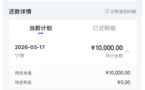 金条借款先拒后下遇企业主贷，秒下 10000 元免息却仅 30 天单期还款？