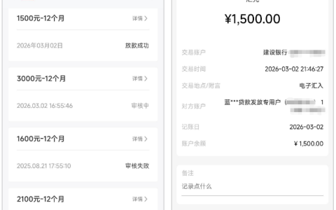 万卡第三方免审核下款 1500 元：12 期还款规则与下款实测细节全解