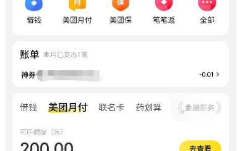 美团万年大老黑突获 200 月付额度，借钱失败仍保 8000 额度，风控调整引诸多疑惑
