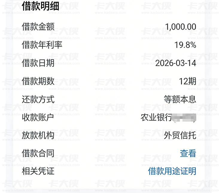 抖音放心借出小黑屋秒下款：1000 额度实操体验，借款明细全解析